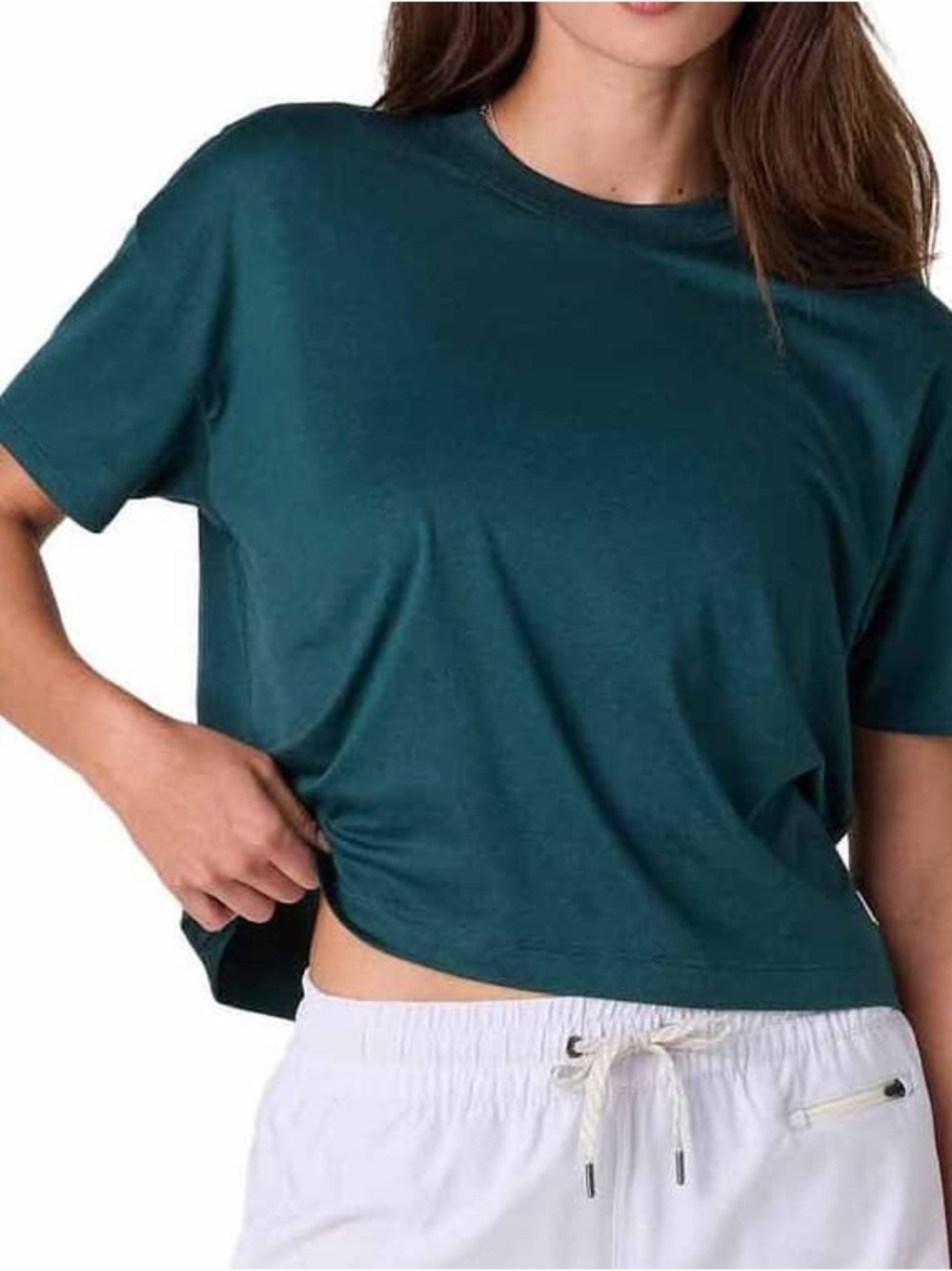 Vuori Energy Tee in Moss Teal- Small